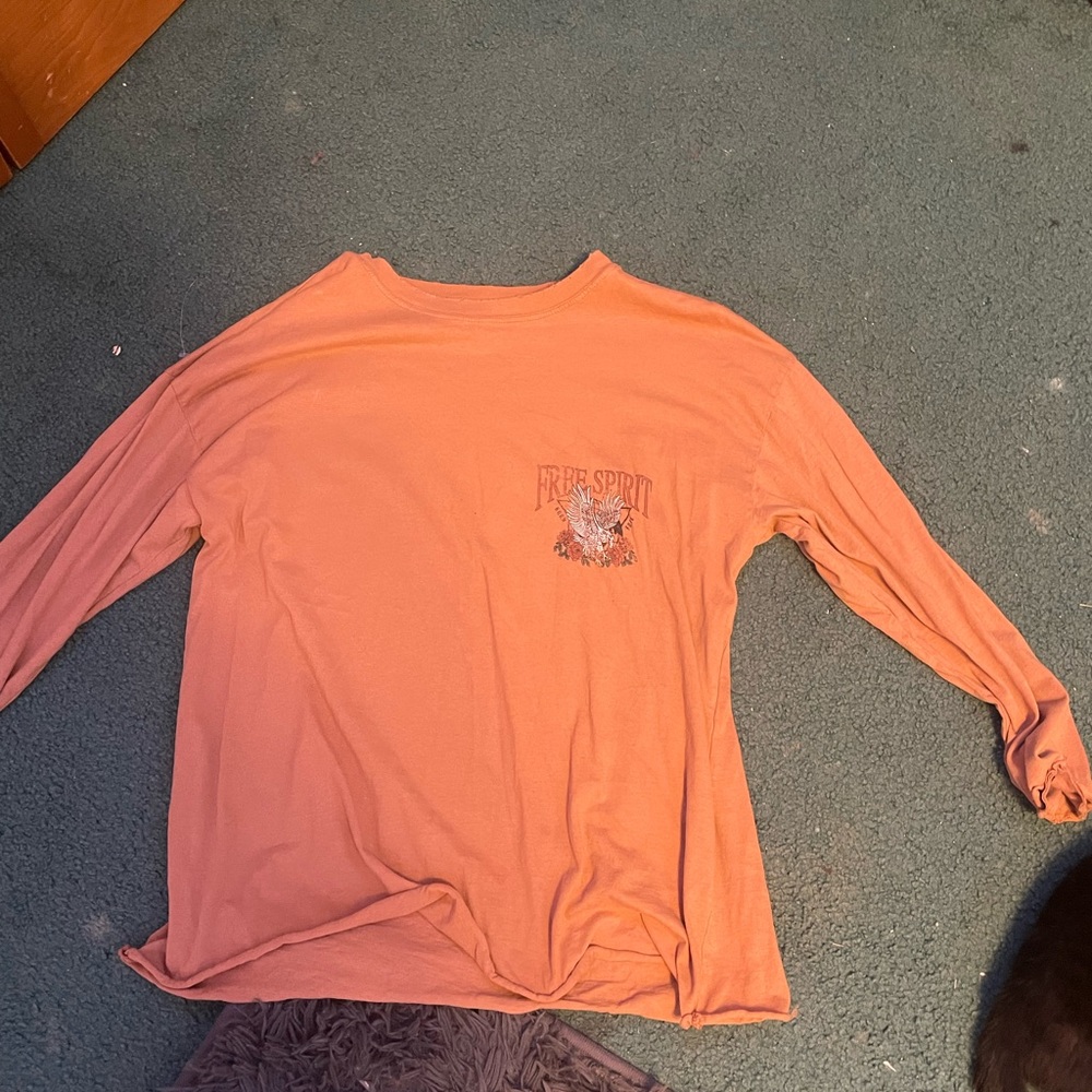 forever 21 long sleeve size small brown